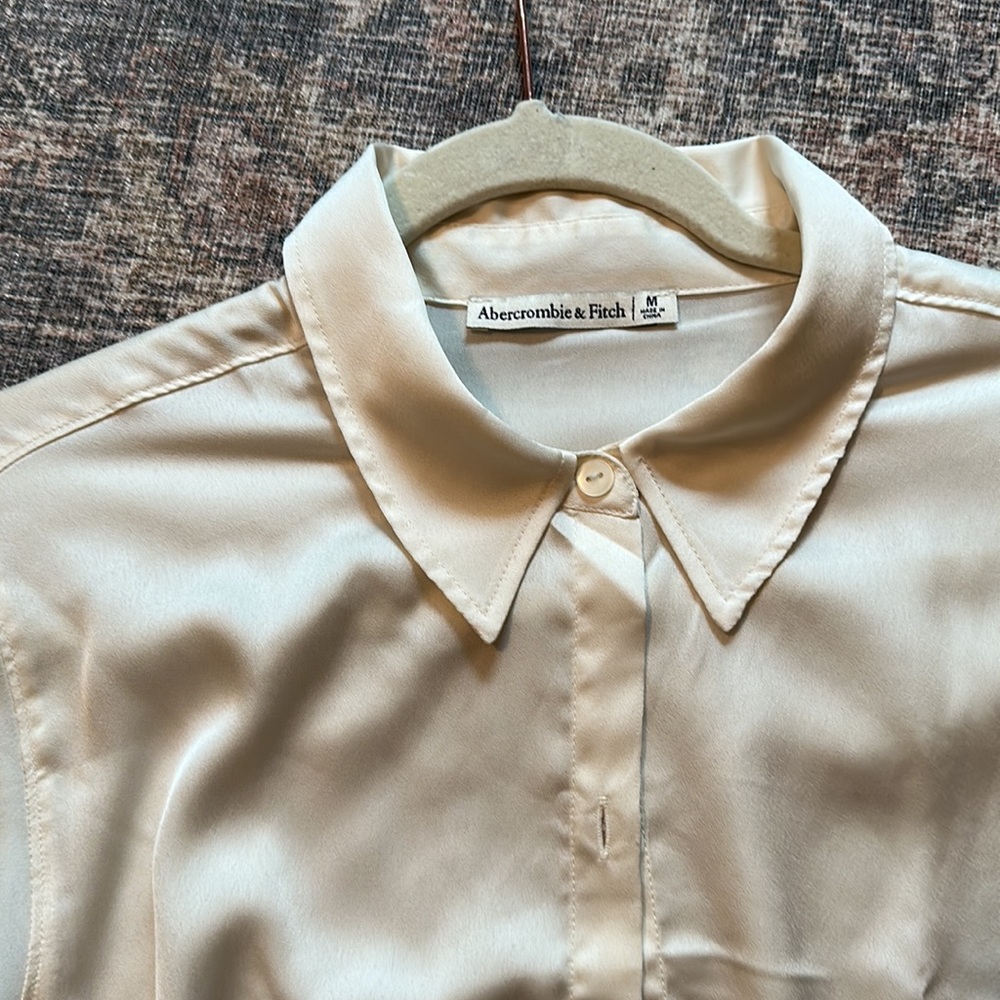 Abercrombie Silk Button Up - image 2